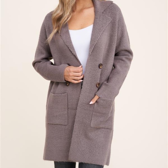 NWT Open Front Cardigan Sweater Coat-Jacket - Picture 2 of 6